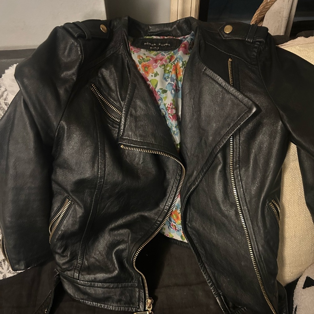 Black rivet jacket